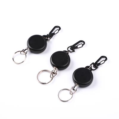 China Heavy Duty Desk ID Badge Reel Badge Holder Retractable Reel Badge Reel for sale