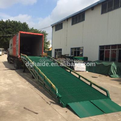 China China Supplier 8ton Wheeled Container Ramp for sale