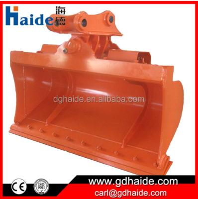 China Q345B+HARDOX JCB85/JCB8050/JCB806/JCB130/JCB200 mud tipping bucket for sale