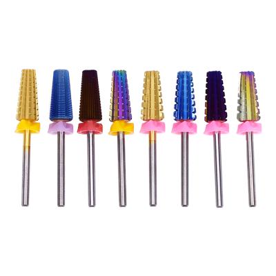 China Hot Selling Tungsten Carbide Carbide Nail Bit Professional Nail Drill Bit E-File Nail Drill Bit Set for sale