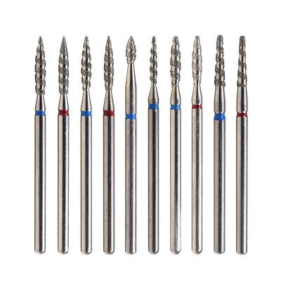 China Diamond Russian Cuticle Drill Bits, safety Diamond Nail Bit, 3/32 set efile leg cuticle bit for sale