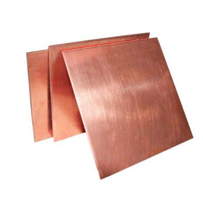 China Industrial safe, environmental friendly and chemically stable pure copper and brass plates with a thickness of 10-25mm for sale