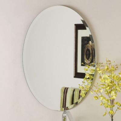 China Minimalist Beveled Frameless Edge Wall Bathroom Mirror zu verkaufen