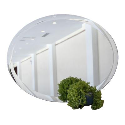 China Modern high quality beveled edge silver mirror for hotel wall decoration zu verkaufen