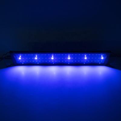 China 24W 120CM led freash aquatic plants growing light aquarium coral lighting led marine reef light aquarium coral 128*12*6cm for sale