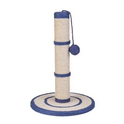 China Best 2022 Modern Scratching Cat Cactus Tree Tower Stocked Selling Products Stable Structure Blue And White Cat Scratching Furniture for sale