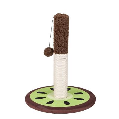 China Manufacturers Direct Stocked Selling Platform Scratching Climbing Frame Tree With Ball Kitty Cat Scratching Post Scratcher Indoor for sale