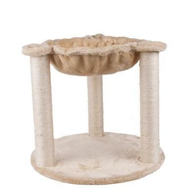 China Factory Stocked Directly Supply Interactive Toys Cat Climbing Scratch Post Sisal Wrinkled Cat Scratch Board Cat Tree Nest for sale