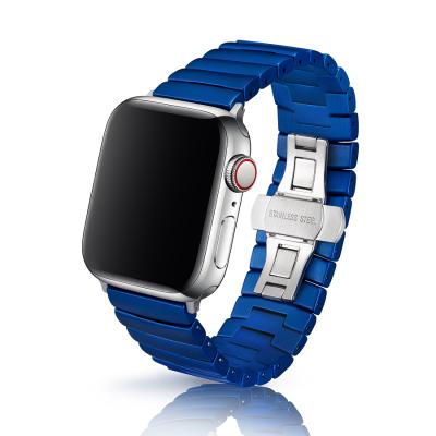 China High Quality And Durable Good Price Designer Aluminum Watches Bands Fits 42/44mm For Apple Watch Minimal Design for sale