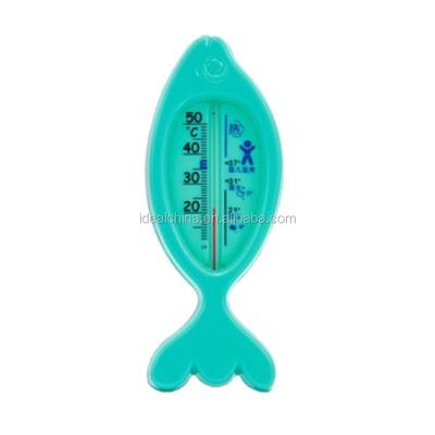 China Baby Bath New Design Baby Love Fish Shape Bath Water Thermometer for sale