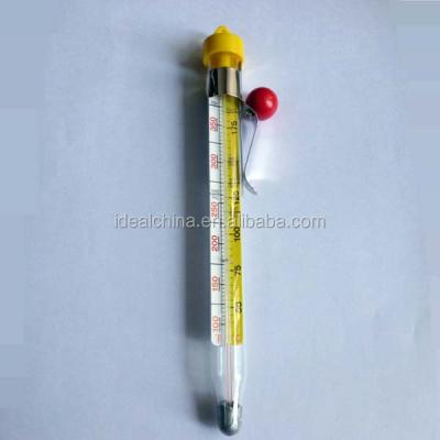 China Stianless Steel Industrial Good Stability Industrial Candy Glass Thermometer for sale