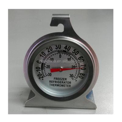 China Industrial Stainless Steel Temperature Gauge Refrigerator Freezer Thermometer L76.5xW62xTH15mm for sale