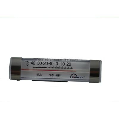 China Horizontal Metal Crate Freezer Thermometer L123xW31xTH20mm for sale