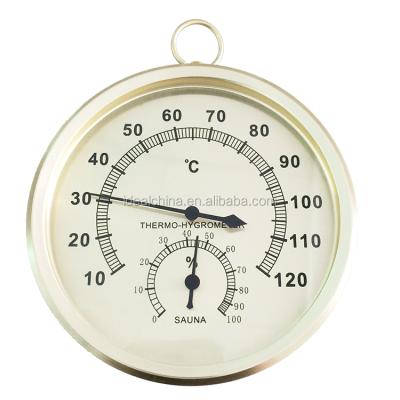 China With Transom Windows Metal Case Sauna Room Thermometer Hygrometer for sale