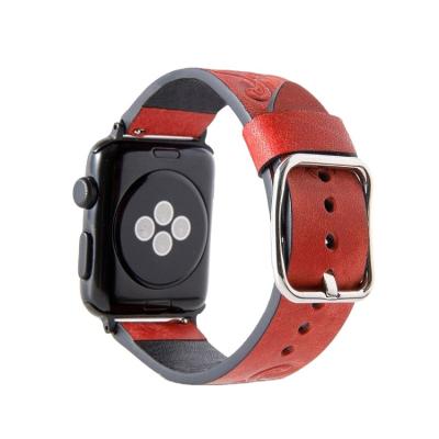 China Wholesale New Design Fashion .sport .luxury.charm Watch Strap Leather Watchband For Apple Watch for sale