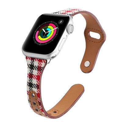 China Fashion\Luxury Popular Global Graduate Dress Suitable For Apple Watch Leather Strap for sale