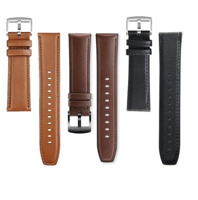 China Hot New Products 38 Fashion 42 40 44 Mm Watch Strap Open Buckle Leather Watch Strap for sale