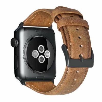 China Fashion\Genuine Leather Watch Popular Luxury Dress Design Straps 38 42 40 44 Mm Watchband For Apple Watch for sale