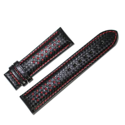 China Top Layer Genuine Genuine Leather Strap Wholesale Genuine Leather Strap Korean Fashion Leather Stitching Hot Selling Watch Strap for sale