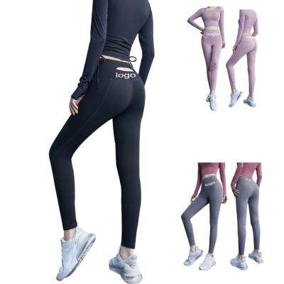 China High Waisted Women Tights Breathable Workout Leggings Sport Leggings Yoga Pants Gym Fitness Yoga Leggings With Custom Logo for sale