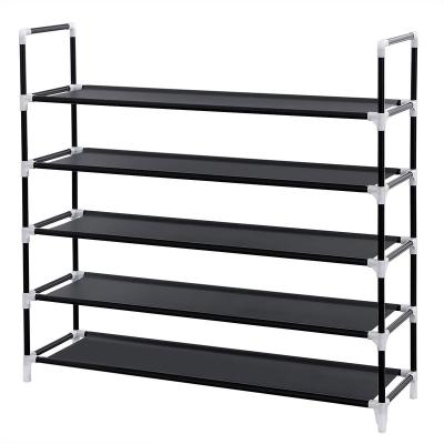 China (Size) New Adjustable Cheap Multi Functional Portable Folding Shelving Shelf Storage Entryway Shoe for sale