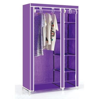 China Modern Design Foldable Loose Cloth Wardrobe Bulk Cabinet Portable Cabinet For Attic for sale