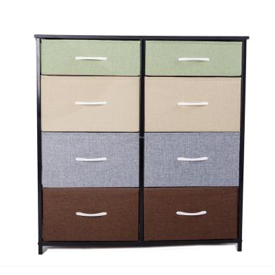 China Stocked Cheap Price 8 Drawers Dresser Organizer With Large Space Storage For Entryway for sale