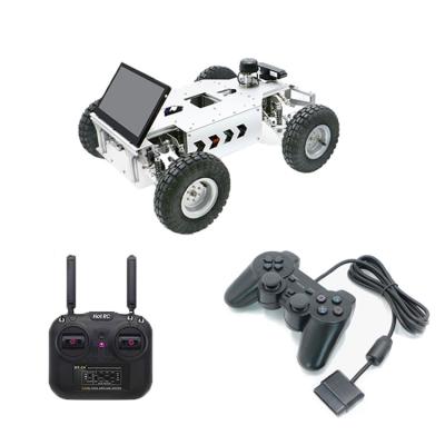 China Educational Toy R350 Plus Jetson Nano Laser Radar Track Tracking Navigation Tracing 4 Wheel Robot Chassis ROS AI Robot Car for sale