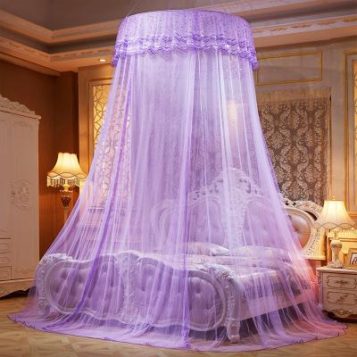 China Folded Design Luxury Double-Layer Dome Ceiling Wind Princess Silent Mosquito Net for sale