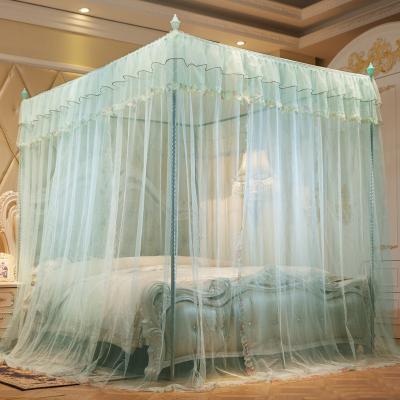 China Hot Selling Luxury Three-Door Double Folded Floor-Standing Mosquito Net for sale