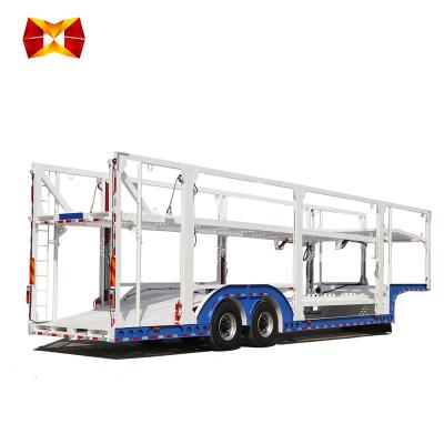 China Truck Trailer 2 Axle Car Transport Carrier Semi Trailers Car Carrier Trailer For Sale for sale