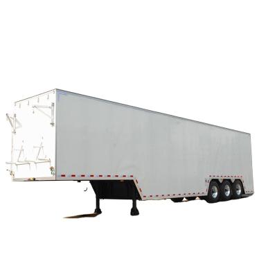 China Truck trailer 30 40 50 60 ton 2 3 axle tent trailer side curtain box cargo semi trailer for sale for sale