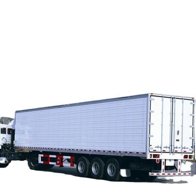 China Capacity of truck trailer 40MT fridge semi trailer truck, fridge trailer and cool van trailer for sale for sale