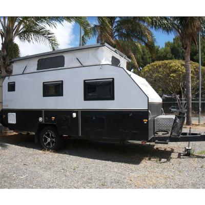 China Heavy Duty Travel Trailer Camping Trailer Campers Motorhom Caravans RV Trailer For Sale for sale