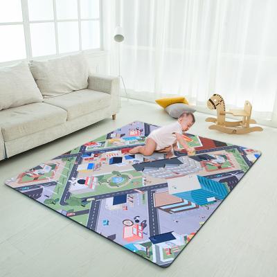 China New Eco-Friendly Design 100% Natural Rubber Eco-Friendly Baby Play Gym Mat Mat Baby Blanket Non-Toxic for sale