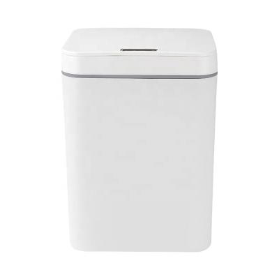 China Disposable Smart Automatic Intelligent Vacuum Trash Can Electric Household Touchless Touchless Household Kitchen Waste Trash Can for sale