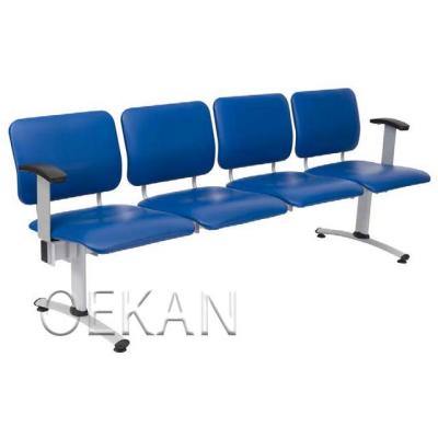 China Modern Ergonomic Waiting Chair Hospital Public Area Medical 4-Seater Chair for sale