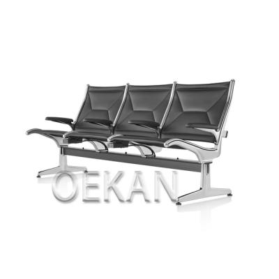 China Modern Hospital Furniture 3-Seater Chair Inpatient Waiting Shelter Chair for sale