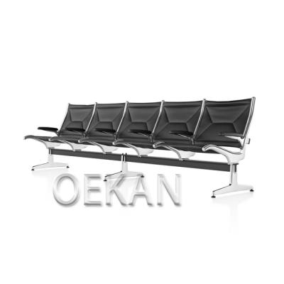 China Modern Design Modern Public Area Waiting Chair 5-Seater Hospital Refuge Waiting Chair for sale