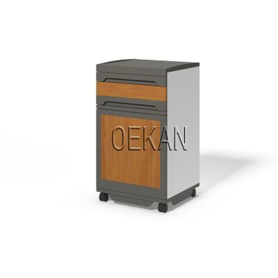 China Modern Design ABS Plastic Bedside Cabinet Clinic Furniture Hospital Patient Storage Cabinet for sale