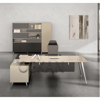 China Modern simple modern hospital design office desk computer wooden table for sale