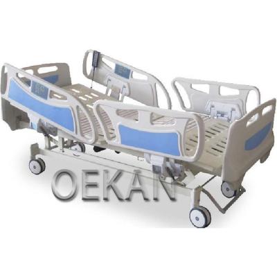 China Hospital ICU Ward Room Electric 5 Function Modern Patient Bed Medical Folding Adjustable Nursing Bed for sale