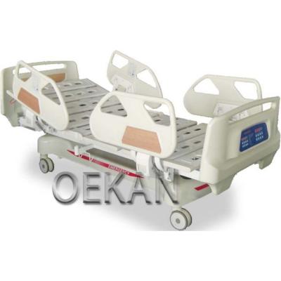 China Modern ABS Plastic Electric Adjustable Patient Bed Hospital Nursing Medical Mobile Folding Bed for sale