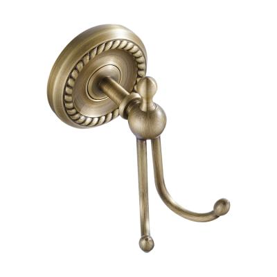 China Modern Classic Round Bronze Bathroom Wall Mounted Brass Hook Frame Bathroom for sale