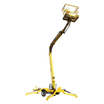 중국 Qiyun 10m 12m 20m AC DC diesel Power Brand Hydraulic Boom Lift working platform outdoor and indoor vehicle hook CE ISO 판매용