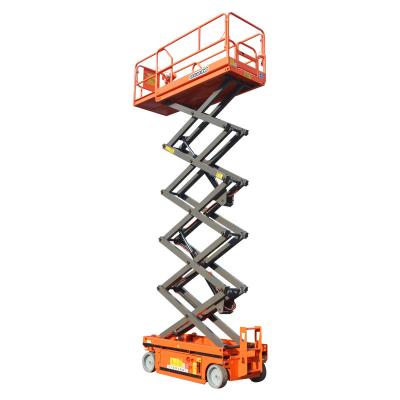 中国 Qiyun CE ISO Self-Propelled Hydraulic Scissor Lift Aerial Platform Used for warehouses 販売のため