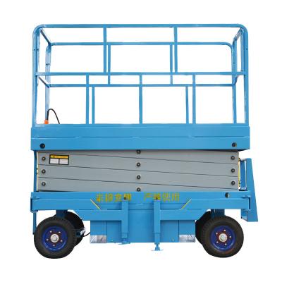 Cina Qiyun Hot Sale Mobile Hydraulic Scissor Used For Maintenance And Cleaning Of  Equipment in vendita