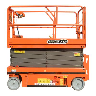 中国 Qiyun Brand CE&ISO 6m Load 230kg Hydraulic Small Operating Platform Battery Power Use Self Propelled Scissor Lift for Sale 販売のため