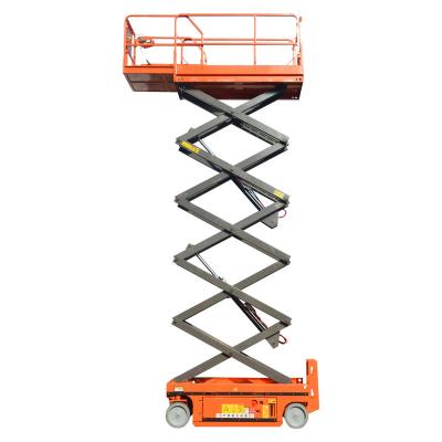 China Qiyun 4-14m Lifting Equipment Hydraulic Self Propelled Scissor Lift Steel Frame Structure Workshop Maintenance Te koop