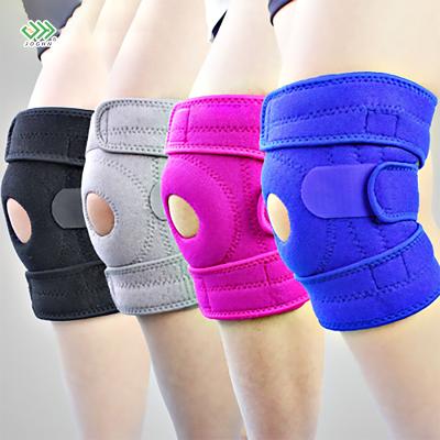 China JOGHN Knee Protector Brace Support Elastic Adjustable Knee Brace Safety Knee Protective Knee Sleeve for Basketball for sale